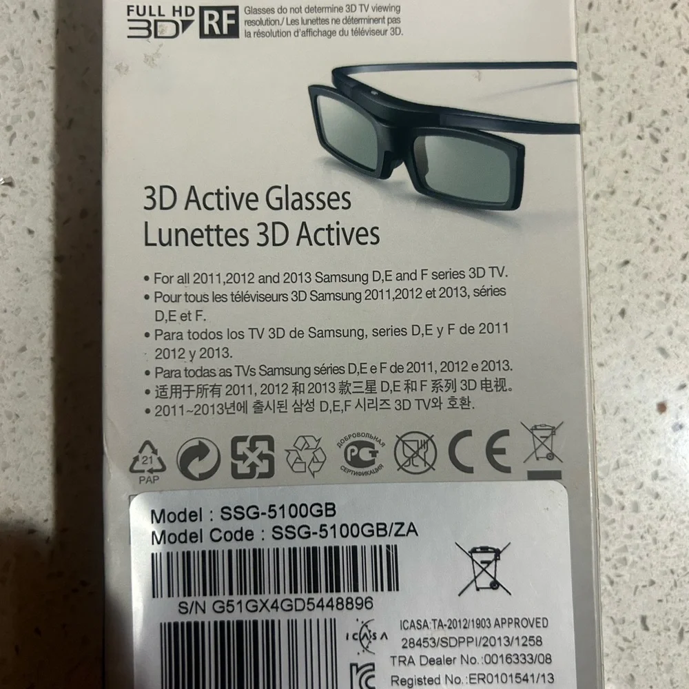 Samsung 3D Active Glasses